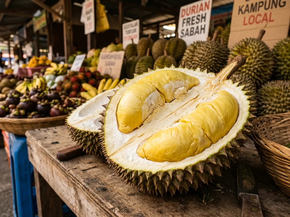 Sabah local durian
