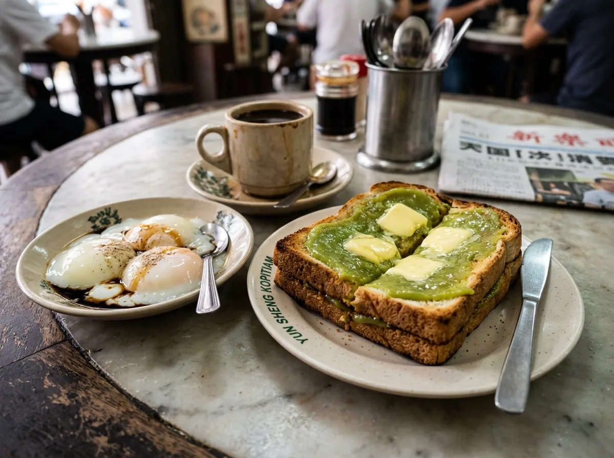 Kaya Toast + Soft-Boiled Eggs