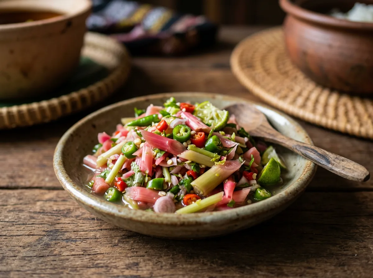 Tuhau wild ginger pickle
