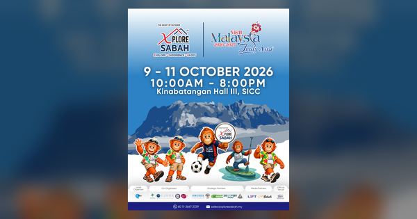 Official Xplore Sabah Expo 2026 poster
