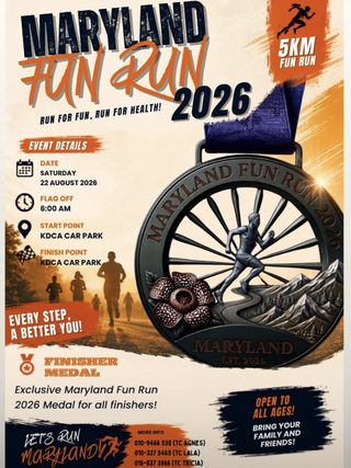 Maryland Fun Run 2026 at KDCA, Penampang