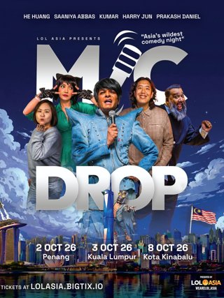 MIC DROP comedy night poster