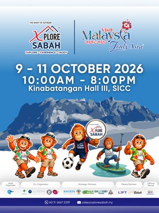 Official Xplore Sabah Expo 2026 poster