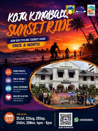 Official Kota Kinabalu Sunset Ride poster